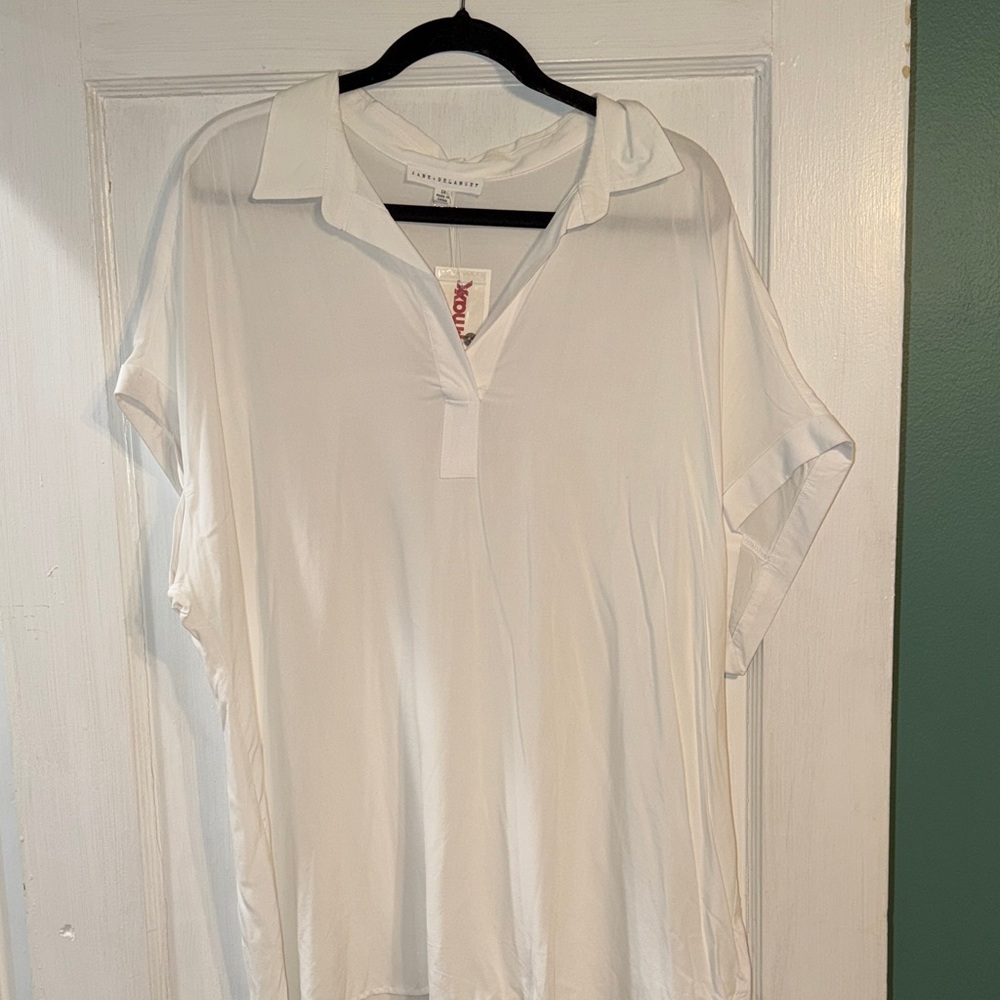 Jane and Delancey White Blouse